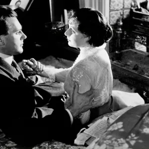 Brian Worth and Jane Wenham in a scene from An Inspector Calls (1954)