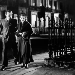 Brian Worth and Jane Wenham in a scene from An Inspector Calls (1954)