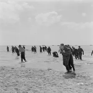 British troops stranded on the beach