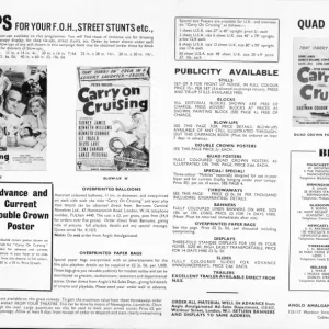 StudioCANAL 1962 Print of Carry on Cruising StudioCANAL 1962 Print of Carry on Cruising