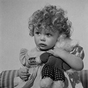 Child with Teddy Bear publicity shot for Young Wives Tale