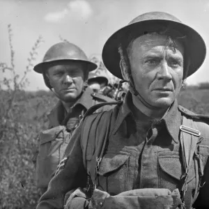 A close up of John Mills