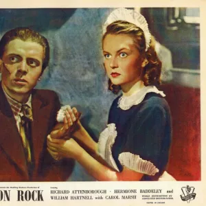 Colour lobby card for Brighton Rock (1947)