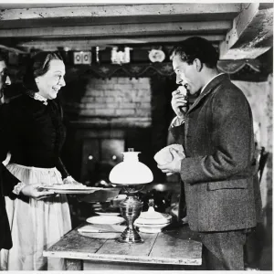 Dame Edith Evans and Richard Burton in The Last Days of Dolwyn (1949)