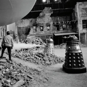 Filming Daleks Invasion Earth 2150 AD