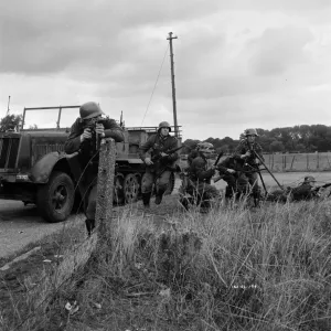 German Soldiers in the French Countryside German Soldiers in the French Countryside