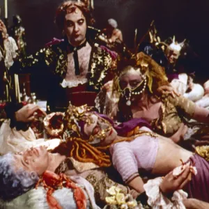 A group shot from the film Tales of Hoffmann