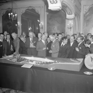 Guests at an event for the release of The Dam Busters in 1955