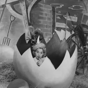 Vintage Happy Easter Greeting Card Print taken at Elstree Studios Vintage Happy Easter Greeting Card Print taken at Elstree Studios