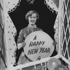 Happy New Year Greetings portrait taken at Elstree Studios