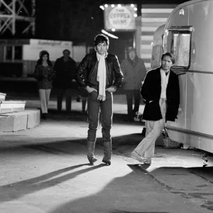 Jim and Mike by the trailer