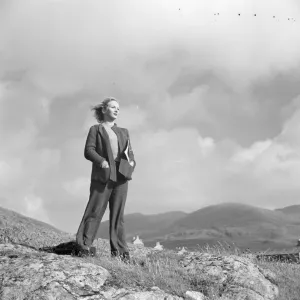 Joan Greenwood on location