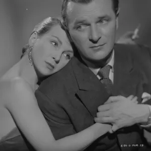 Joan Greenwood and Nigel Patrick in a publicity portrait for Young Wives Tale