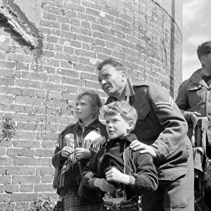 John Mills in a publicity shot for Dunkirk (1958)