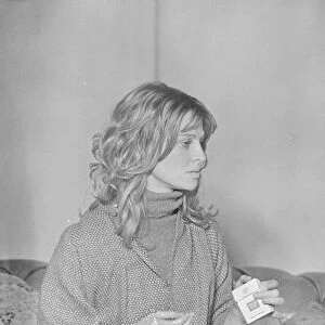 Julie Christie on the set of Nic Roegs Don t Look Now (1973)