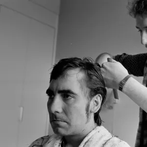 Keith Moon during make up