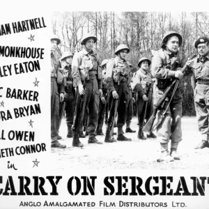 A lobby card for Carry On Sergeant (1958) A lobby card for Carry On Sergeant (1958)