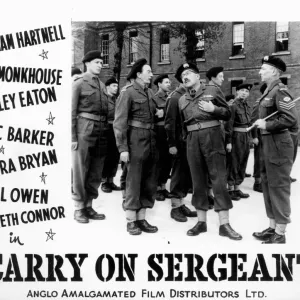 A lobby card for Carry On Sergeant (1958) A lobby card for Carry On Sergeant (1958)