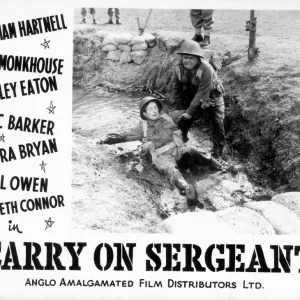 A lobby card for Carry On Sergeant (1958) A lobby card for Carry On Sergeant (1958)