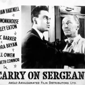 A lobby card for Carry On Sergeant (1958) A lobby card for Carry On Sergeant (1958)