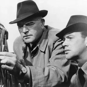Black and White Print of The Long Arm (1956) Black and White Print of The Long Arm (1956)