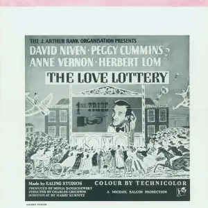 StudioCANAL Print of LOVE LOTTERY (1954) on Co-Publication Book StudioCANAL Print of LOVE LOTTERY (1954) on Co-Publication Book