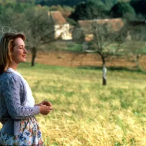 Meryl Streep as Susan in a countryside sequence from Plenty (1985) Print Meryl Streep as Susan in a countryside sequence from Plenty (1985) Print
