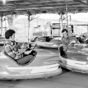 Mike and Jim on the dodgem