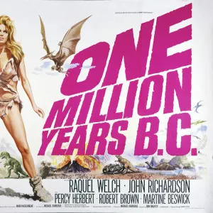 One Million Years B. C. One Quad Artwork