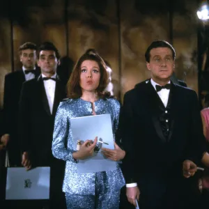 Mrs Peel and Steed in the audience