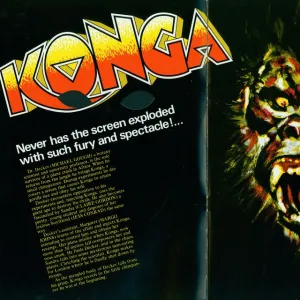 A page from the UK pressbook for the release of Konga in 1961