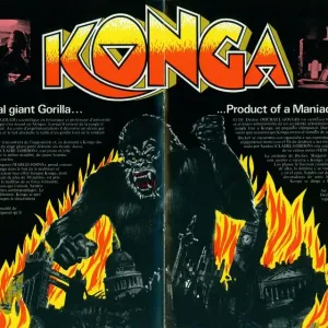 A page from the UK pressbook for the release of Konga in 1961 A page from the UK pressbook for the release of Konga in 1961