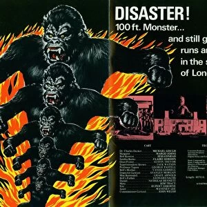 A page from the UK pressbook for the release of Konga in 1961