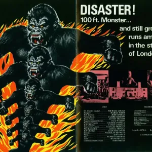 A page from the UK pressbook for the release of Konga in 1961 A page from the UK pressbook for the release of Konga in 1961