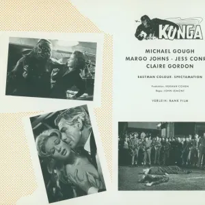 A page from the UK pressbook for the release of Konga in 1961