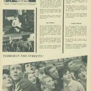 A page from the UK pressbook for the release of Konga in 1961