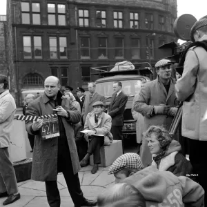 A pause during the filming of Billy Liar (1963)