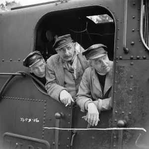 During a pause from filming The Titfield Thunderbolt