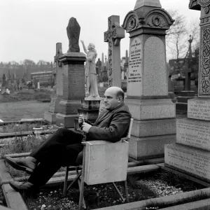 A pensive John Schlesinger on the set of Billy Liar (1963)