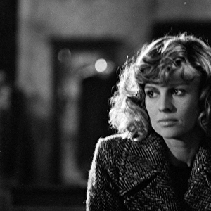 A pensive Julie Christie on the set of Don t Look Now (1973)
