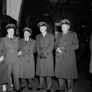 A portrait of members of the original Dam Busters expedition