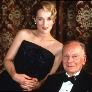 Meryl Streep and John Gielgud Print Meryl Streep and John Gielgud Print