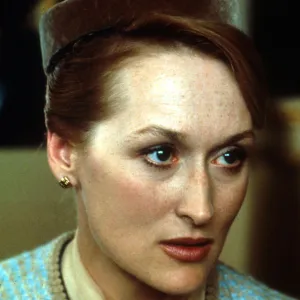 A portrait of Meryl Streep from Plenty (1985)