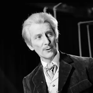 A portrait of Peter Cushing as Dr Who