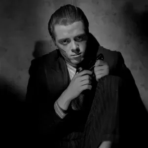 Richard Attenborough in Brighton Rock (1947) Richard Attenborough in Brighton Rock (1947)