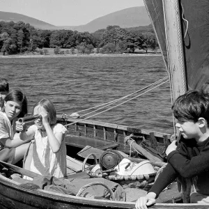 Sailing on the lake