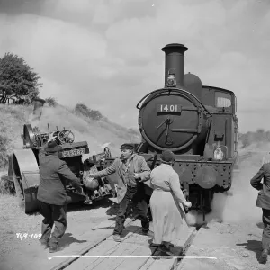 A scene from The Titfield Thunderbolt