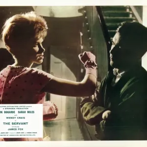 The Servant Lobby Cards Colour Print The Servant Lobby Cards Colour Print