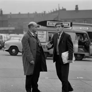 Setting up a scene on the set of Billy Liar (1963)