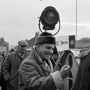 Smiling on the set of Billy Liar (1963)